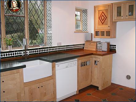 Recycled kitchen and cooks counter